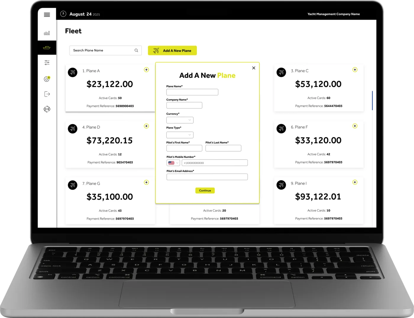 Multi-asset fleet view